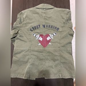 Gypsy Warrior Green Cargo Jacket 🪖🦎